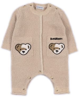 Burberry Nb Overalls - Natural