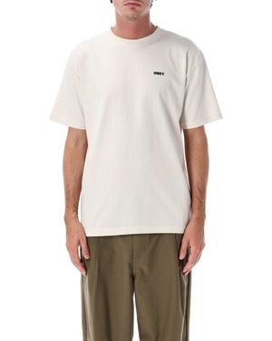 Obey T Shirts And Polos - White