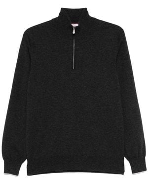 Brunello Cucinelli Klassischer Kaschmirpullover - Schwarz