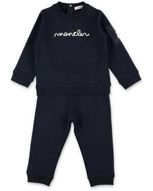 Moncler Boy's Two-Piece Sweatshirt And Jogger Set - Blue
