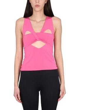Ambush Top With Cut Out Details - Pink