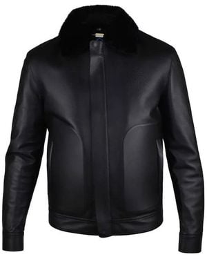 Billionaire Lederjacke - Schwarz
