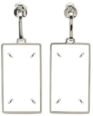 Maison Margiela Pendientes - Blanco