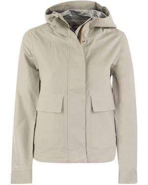 K-Way Sarthe Hooded Jacket - Grey