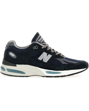 New Balance Nieuw Saldo "991v2 Gemaakt In Het Vk - Blauw