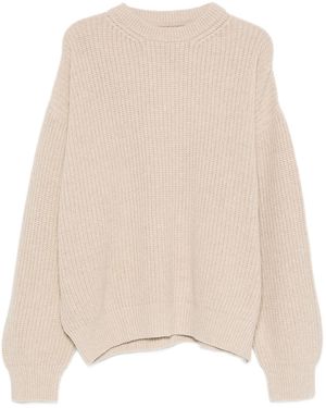 LC23 Rib Stictch Jumper - Natural