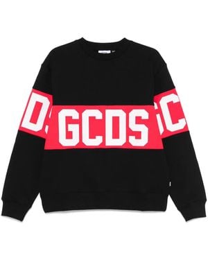 Gcds Logo Print Sweatshirt - Red