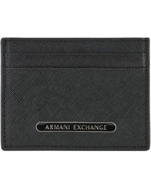 ARMANI EXCHANGE Brieftaschen schwarz - Grau