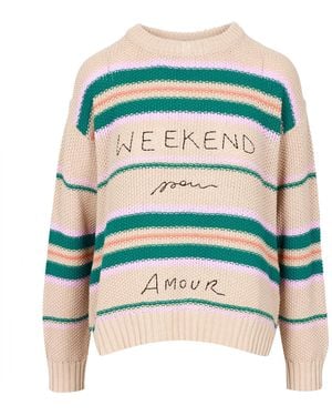 Weekend by Maxmara Sweaters Beige - Groen