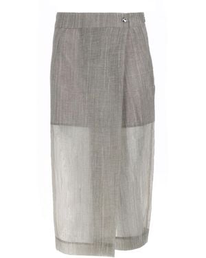 THE GARMENT Midi Skirt "Delphi" - Gray