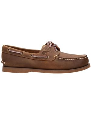 Timberland Platte Schoenen - Bruin