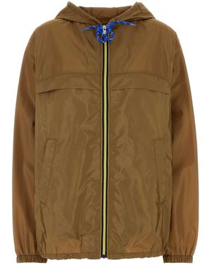 Prada Biscuit Re-Nylon Jacket - Brown