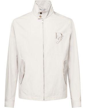 Dolce & Gabbana White Jacket Met Logo - Wit