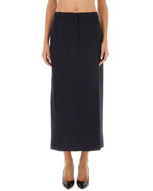 Theory Midi Skirt - Black