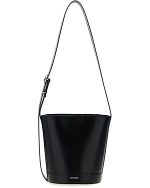 Jil Sander 'Cannolo Bucket' Shoulder Bag - White