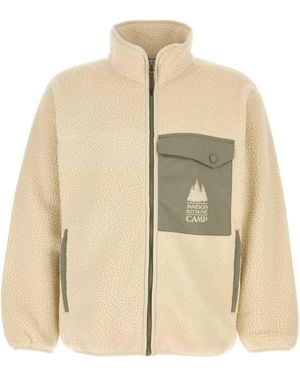 Maison Kitsuné Ivory Pile Jacket - Natural