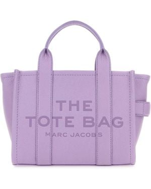 Marc Jacobs Lilac Leather Mini The Tote Bag Handtas - Paars