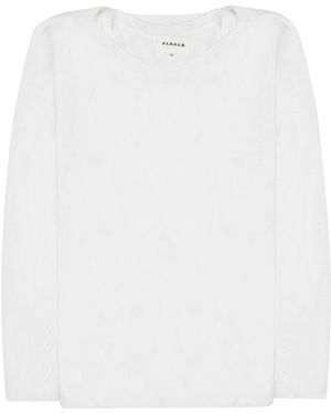 P.A.R.O.S.H. Linen-Blend Jumper Babylon Jumpers - White