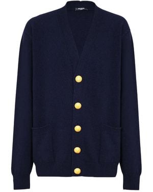 Balmain Knit Cardigan - Blue