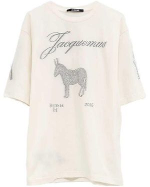 Jacquemus The Âne Graphic T Shirt - White