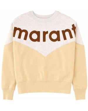 Isabel Marant Houston Sweatshirt Cotton Sweatshirts - Natural