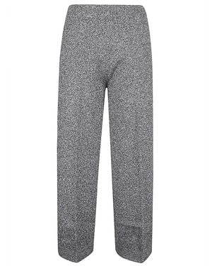 Circus Hotel Viscose Wide Leg Trousers - Grey