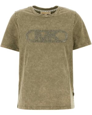 MICHAEL Michael Kors Sage Cotton T Shirt - Green