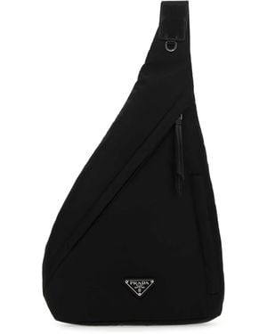 Prada Re Nylon Backpack - Black