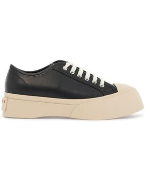 Marni Pablo Leather Trainers - Black