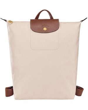 Longchamp M Le Plaige Backpack - Natural
