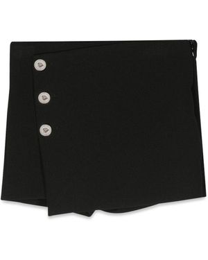 Versace Stretch Cady Shorts - Black