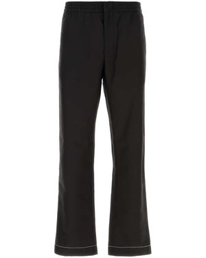 Prada Silk Pyjama Pant - Black