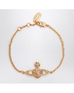 Vivienne Westwood Mini Bas Relief Chain Bracelet - Metallic