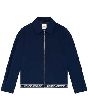 CASABLANCA Zip-Up Jacket - Blue