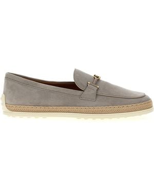 Tod's Tod 's Suede Loafers - Grijs