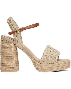 Tommy Hilfiger Sandali Con Altopiano - Bianco