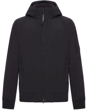 C.P. Company Coats Black - Blau