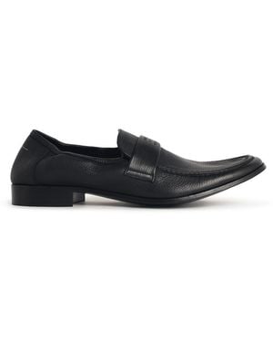 MM6 by Maison Margiela 'Swing Toe' Lear Moccasins - White