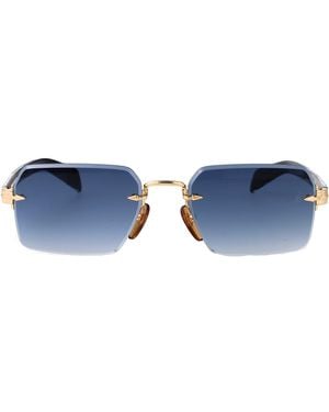 David Beckham Sunglasses Db 7109/S Rhl - Blue