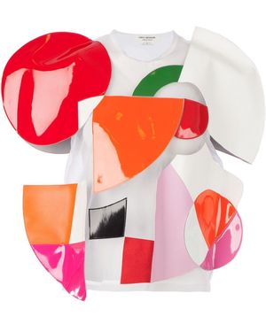 Junya Watanabe Patchwork Top - Rood