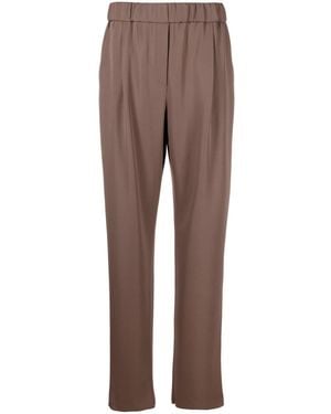 Giorgio Armani Taillenhose Mit Bundfalten - Braun