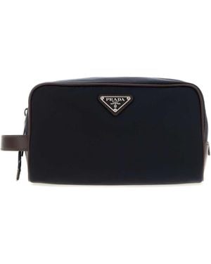 Prada Re-Nylon Speedrock Beauty Case - Black