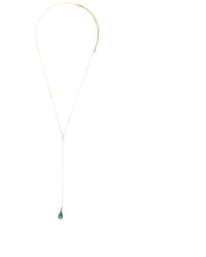 TOTEME Jade Drop Necklace - White