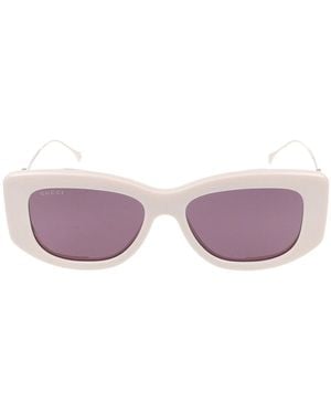 Gucci Occhiali da sole rettangolari alla moda - Viola
