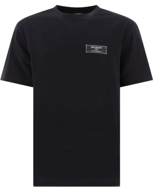 Balmain Slim-Fit T-Shirt - Schwarz