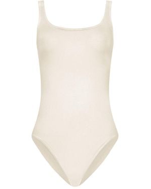 Wolford Body Jamaika Con Cuello Redondo - Blanco