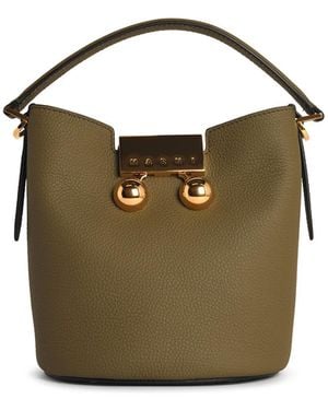 Marni 'Trunkaroo' Lear Bag - Green