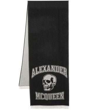 McQueen Winter Scarves - Schwarz
