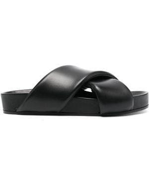Jil Sander Sandali Imbottiti - Nero