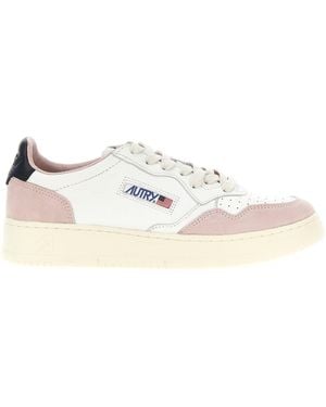 Autry Zapatillas de deporte de cuero bajo medallista de - Blanco